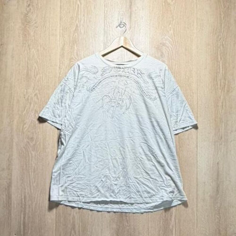 Unbranded Men's White and Cream T-shirt